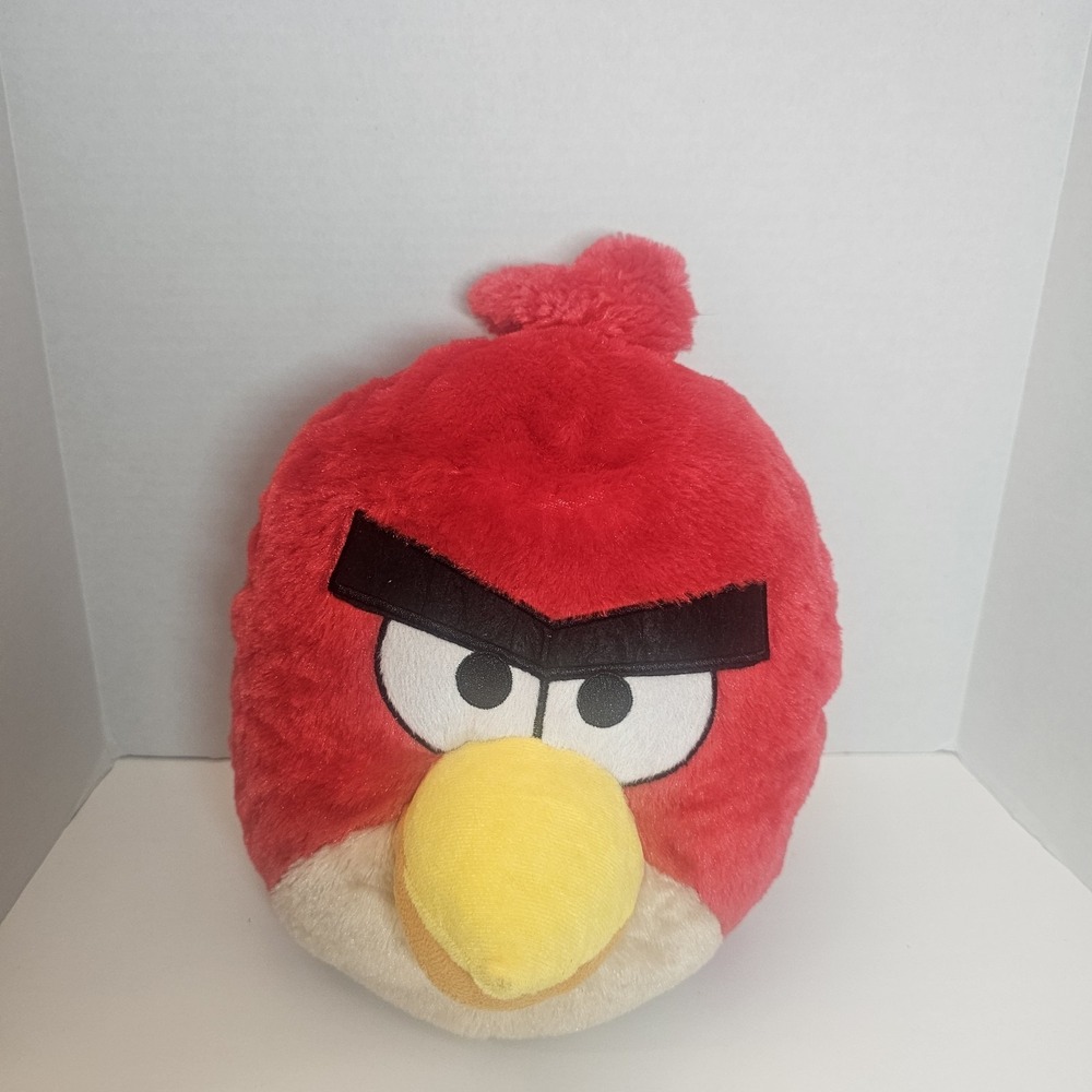 Angry Birds Red Plush Backpack Red‎ Bird Character Kids Mini Backpack Bag
